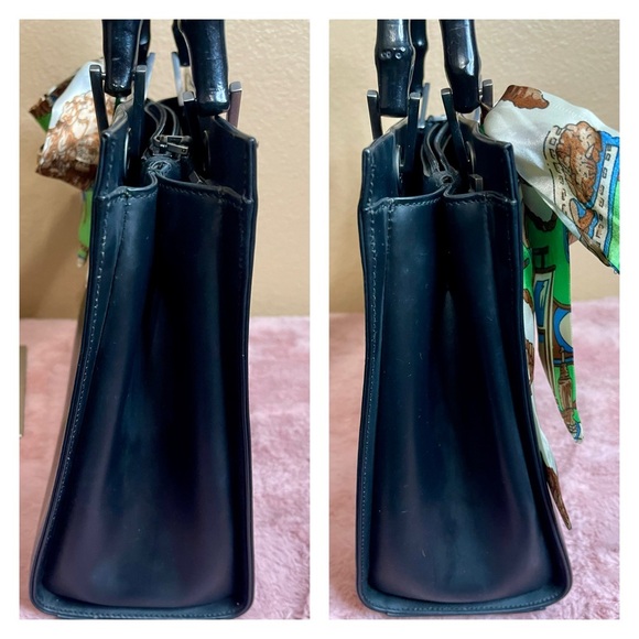 Gucci Bamboo Black Handbag - Picture 15 of 16